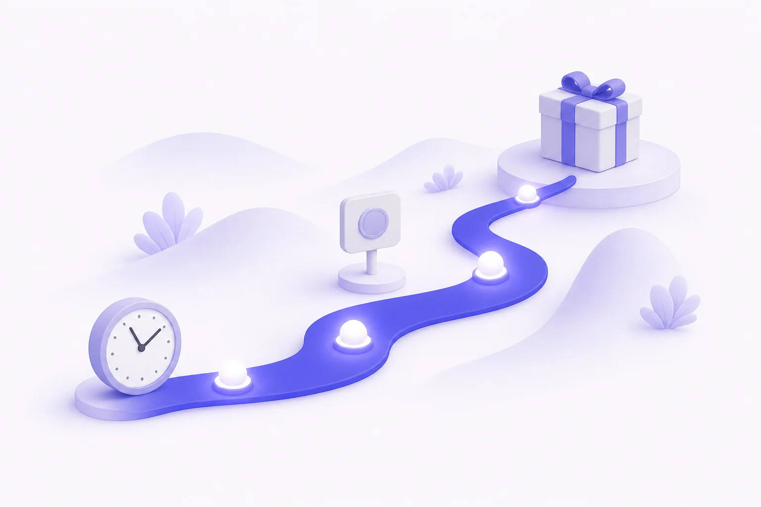 A path connecting working time with the cost of a purchase